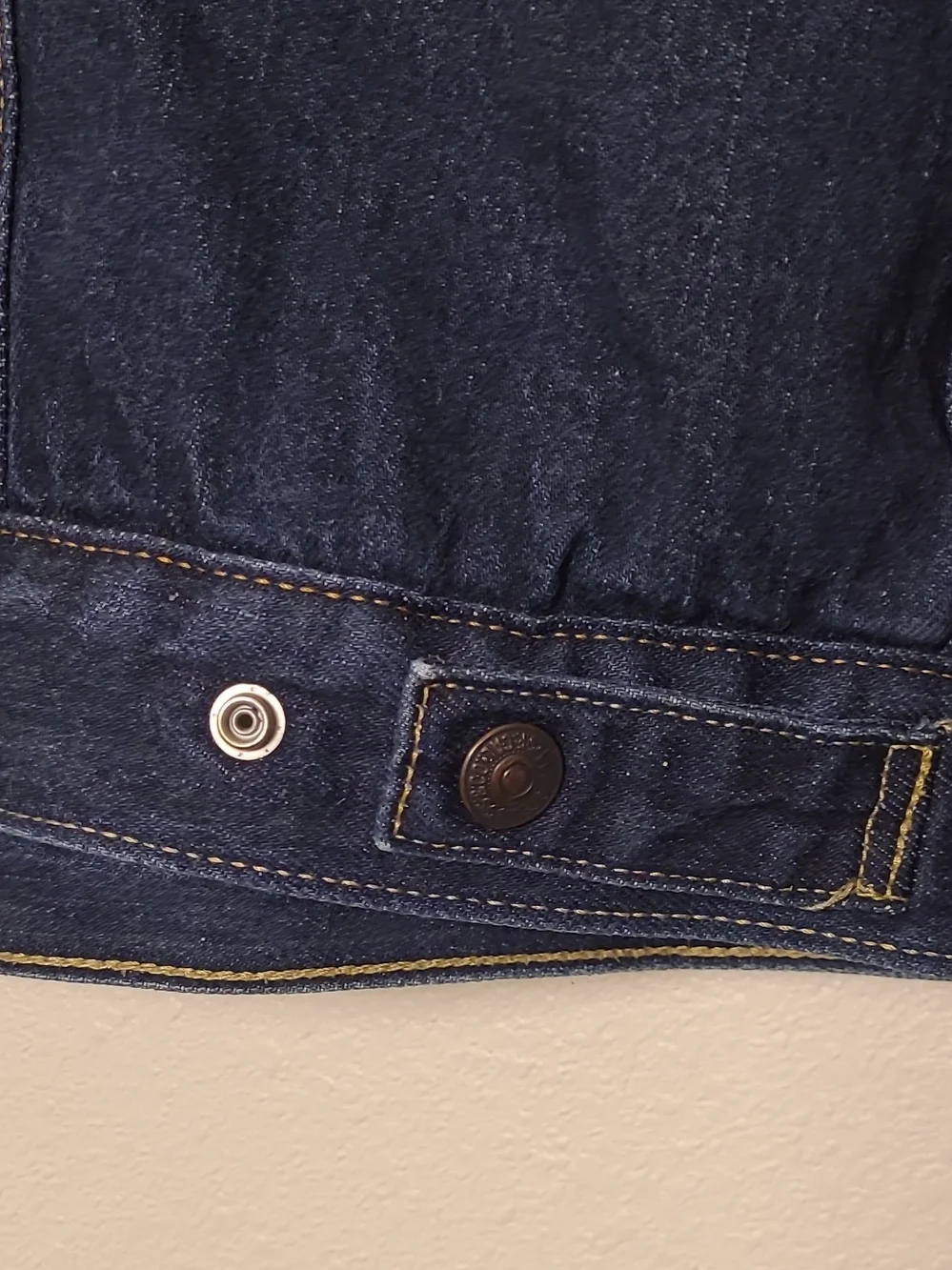 Levi's Strauss & Co. Trucker Men's Dark Blue Sherpa-Lined Denim Jacket Size XL